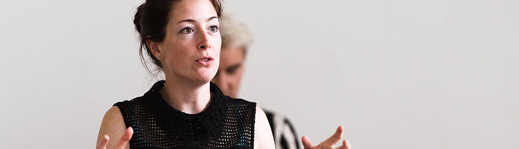 Portrait of Anna, Associate Director of Research and Professor of Design and Policy, ekip Validator.