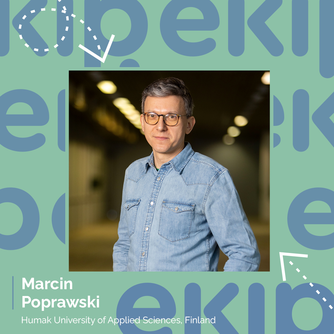 Marcin Poprawski, researcher at Humak University of Applied Sciences and cultural policy expert within the ekip project.