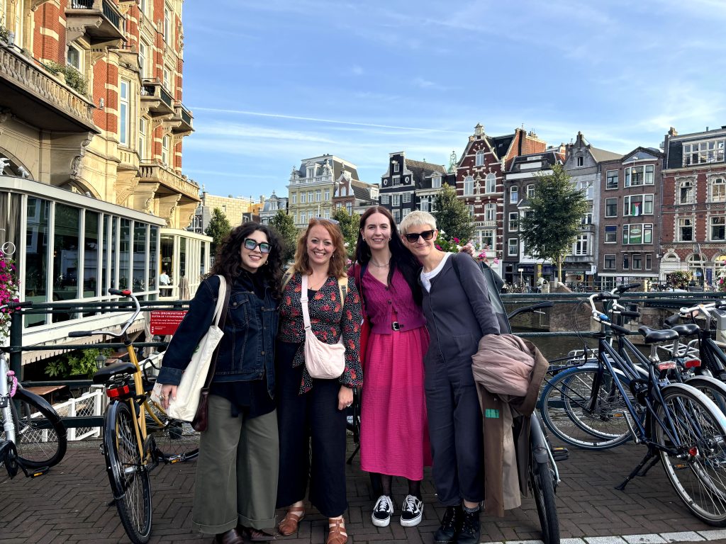 Members of the ekip team in Amsterdam during Creative Skills Week, exploring innovation and creative collaboration.
